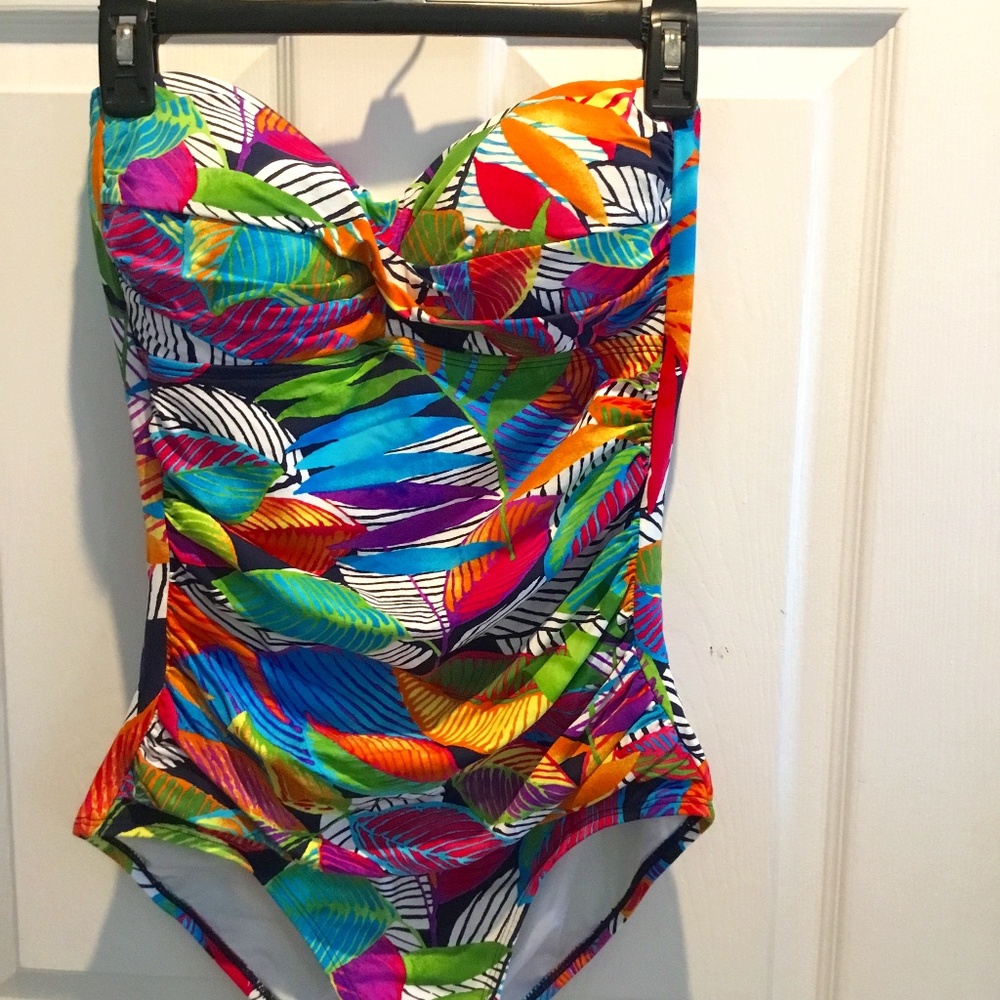 Anne Cole one piece bathing suit size 10